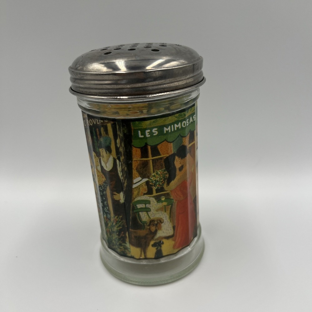 Vintage Large Hole Painted Parmesan Cheese Shaker‎ Beautiful